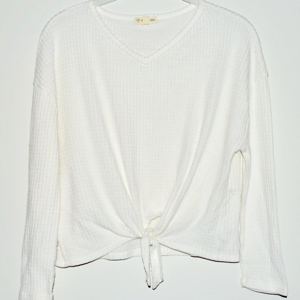 Tucker + Tate Coziest Ever Waffle Long Sleeve Top - Large 10/12